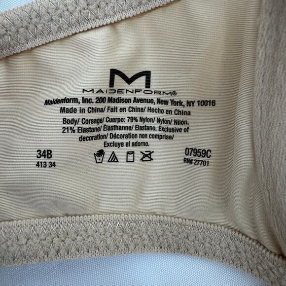 Maidenform One Fab Fit T-Shirt Shaping Underwire Bra 7959 Size 34B NWT - Picture 5 of 10